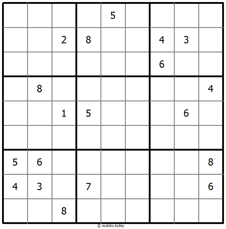 Give me Five Sudoku 2026年01月02日