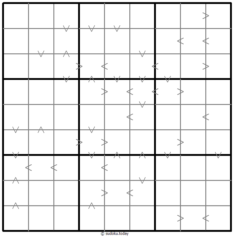 Greater Than Kropki Sudoku 2025年12月20日