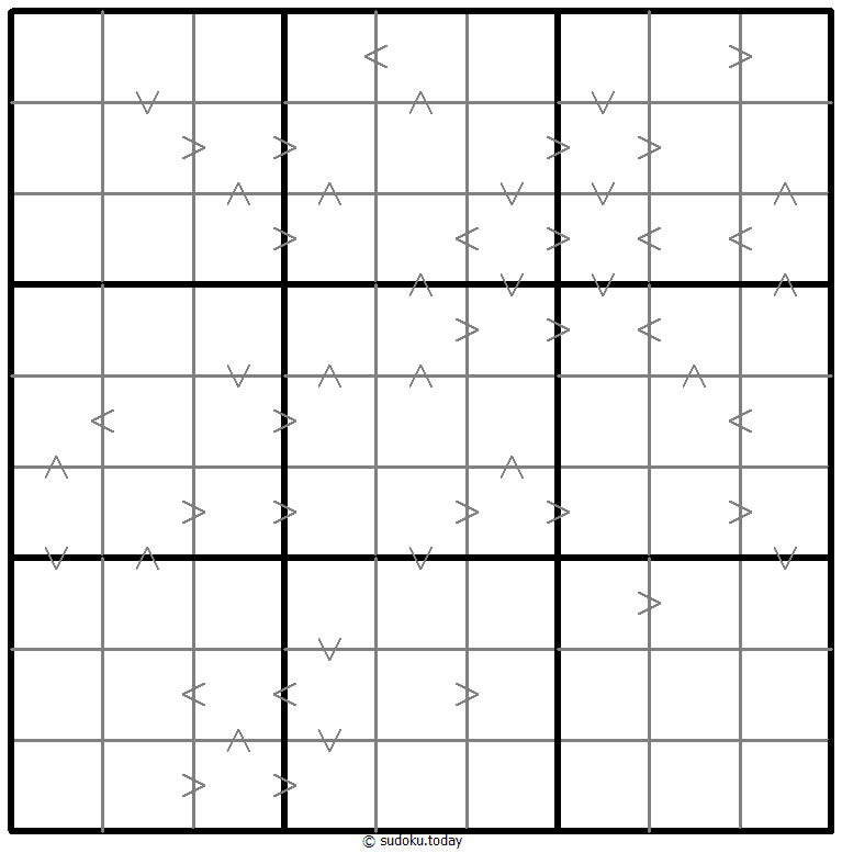 Greater Than Kropki Sudoku 2025年11月29日
