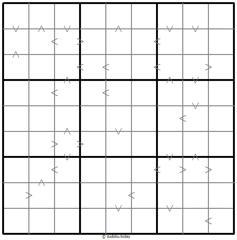Greater Than Kropki Sudoku 2026年01月15日