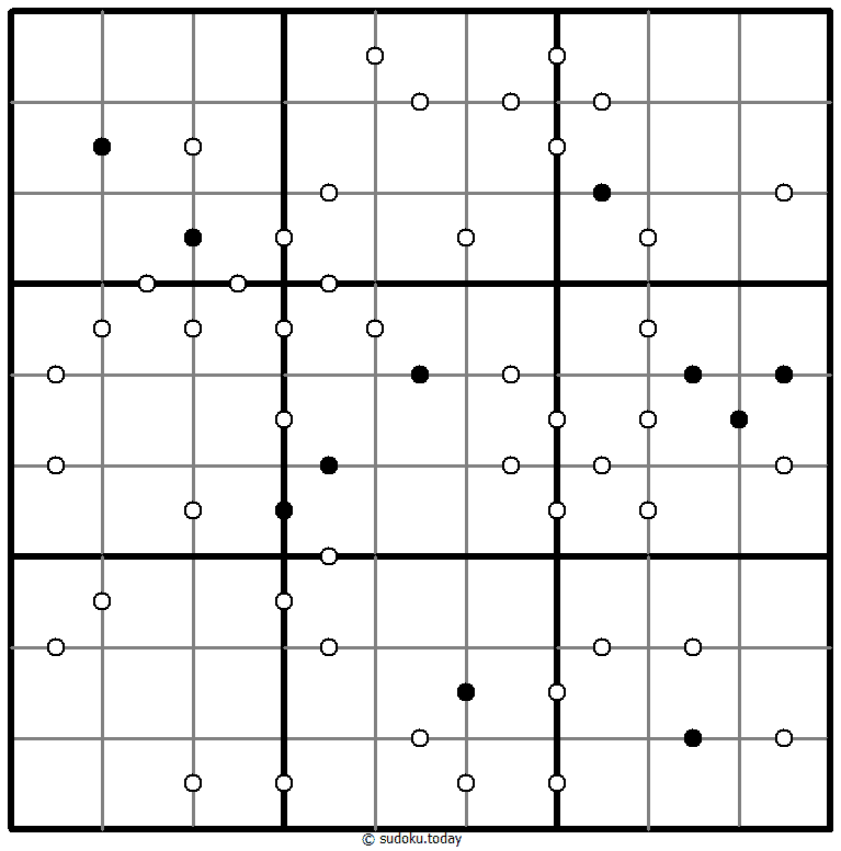 Kropki Sudoku 2025年12月27日
