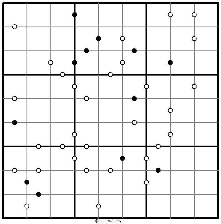 Kropki Sudoku 2025年12月13日