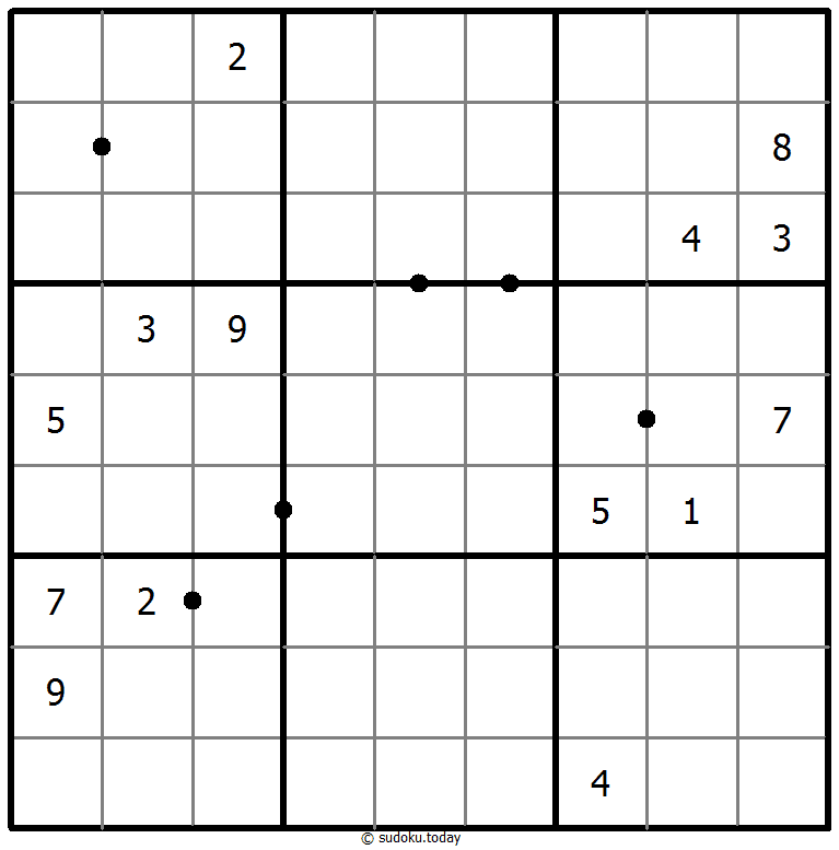 完全平方数 パズル例