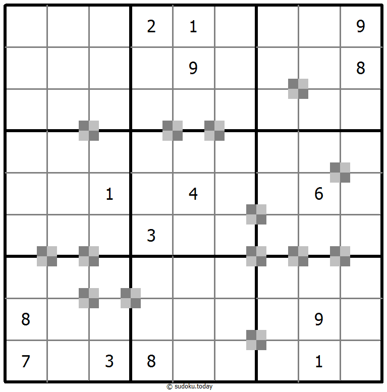 Battenburg Sudoku 2025年11月14日