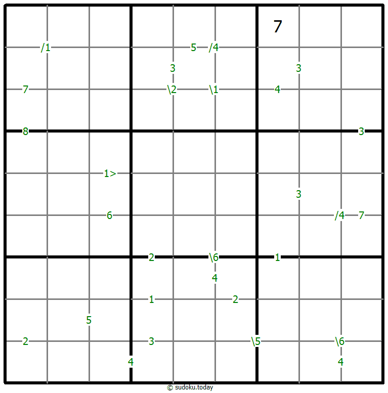 差数独 2025年10月31日