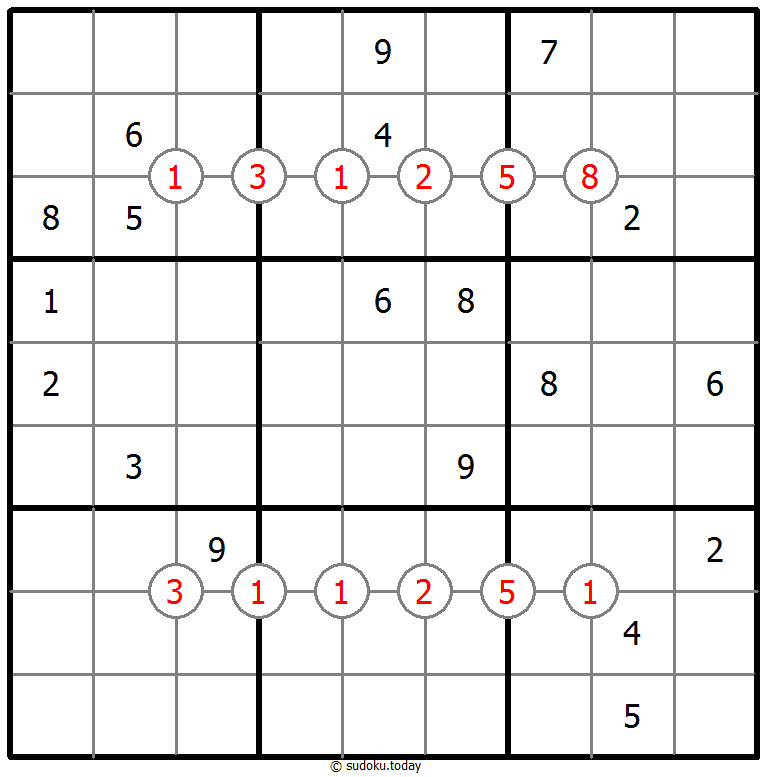 Exclude Sudoku 2025年11月04日