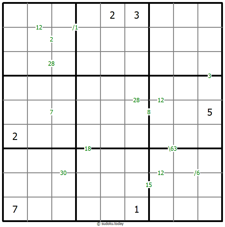 Products Sudoku 2026年1月21日