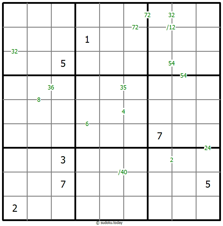 Products Sudoku 2025年11月12日
