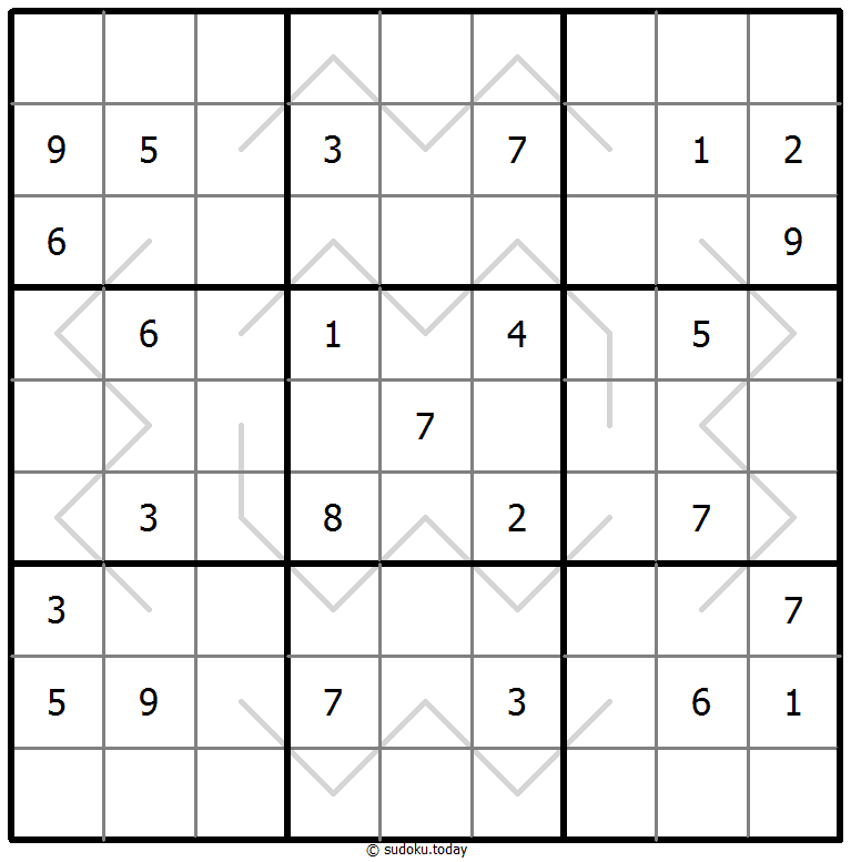 Parity Lines Sudoku 2026年01月09日