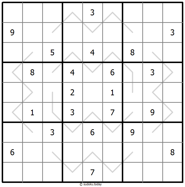 Parity Lines Sudoku 2026年01月29日