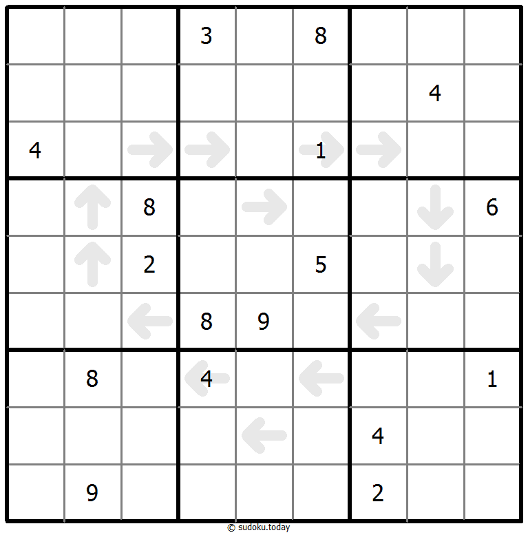 次数指示数独 #69699