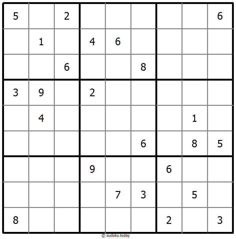 基本的な数独 2025年11月03日