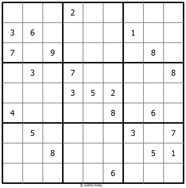 基本的な数独 2025年11月02日