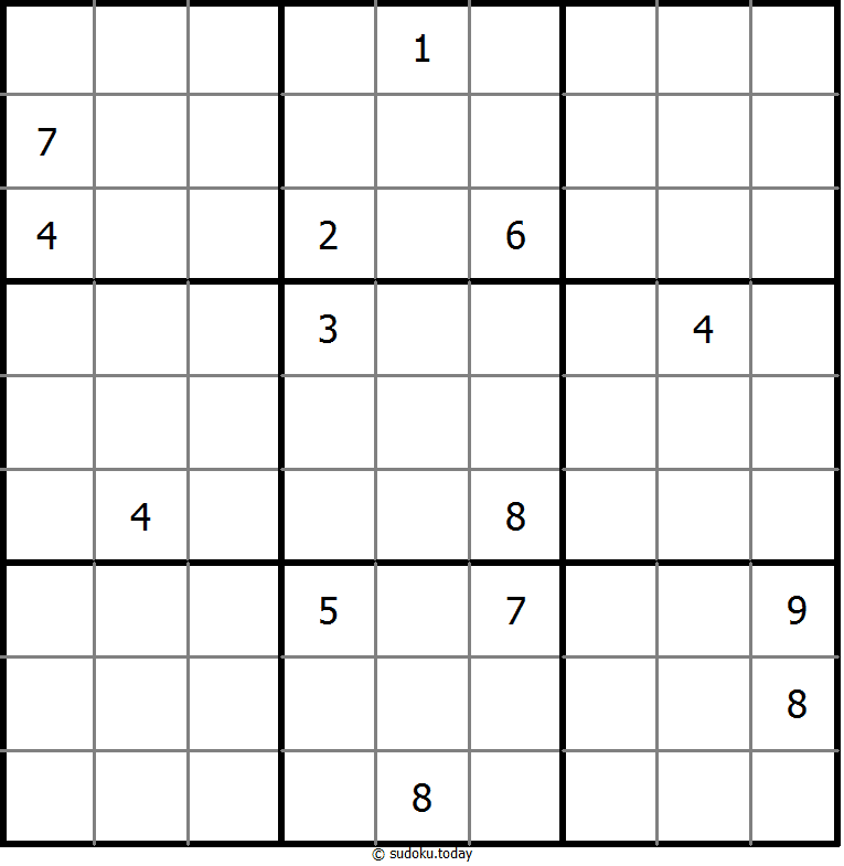 Anti Knight Sudoku 2026年1月9日