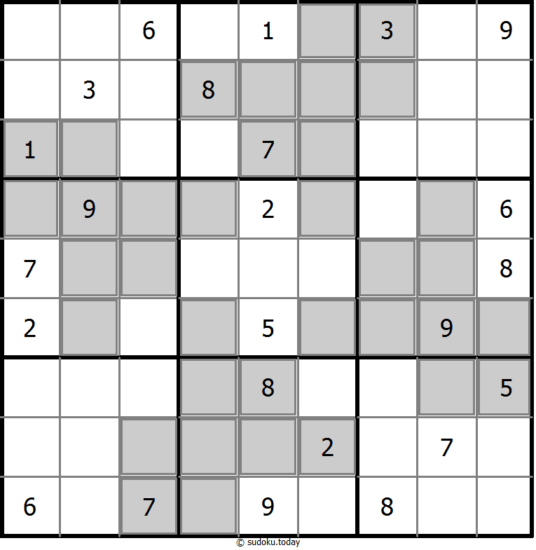 Extra Regions Sudoku 2025年11月04日