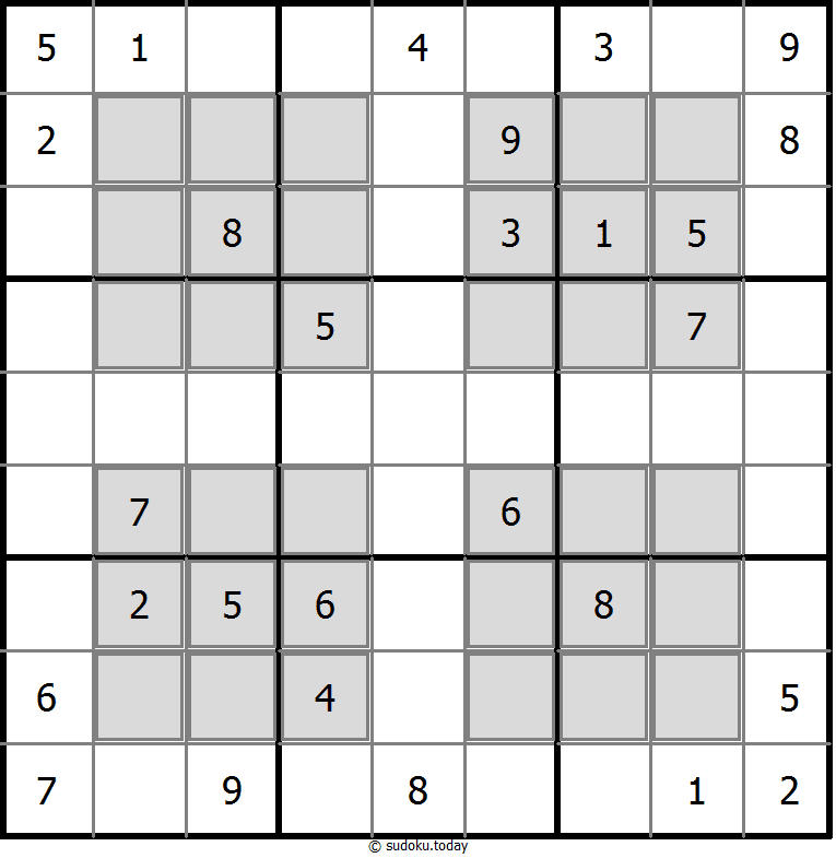 窓口数独 #10257