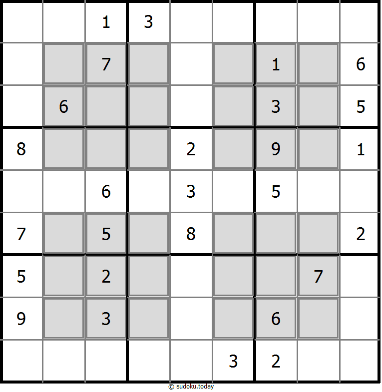 窓口数独 #10267
