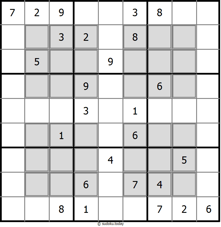 窓口数独 #10296