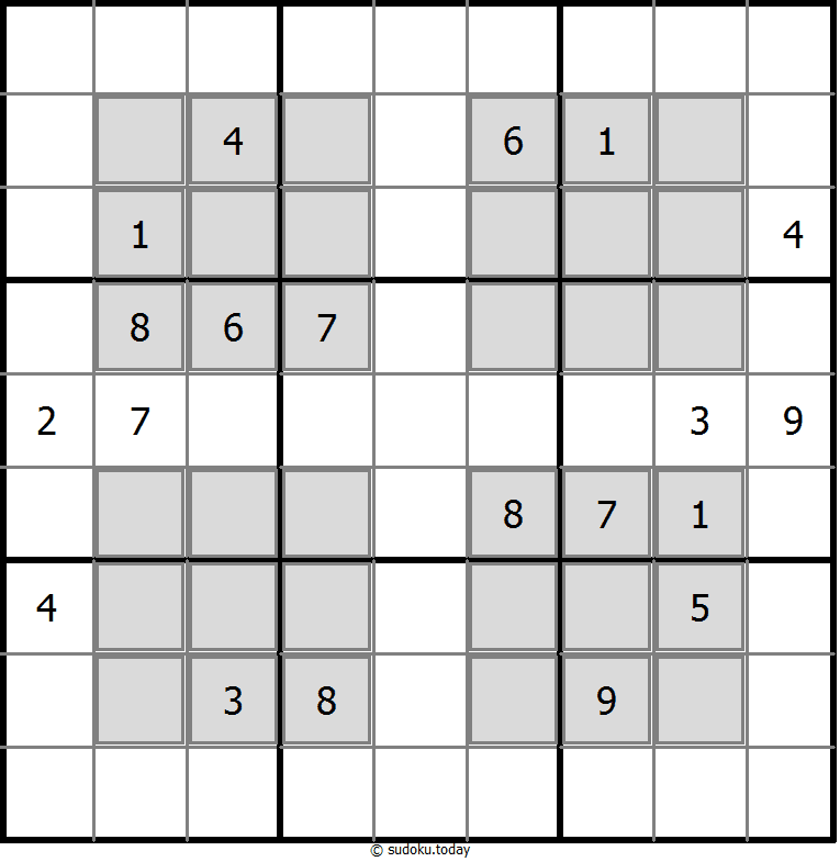 窓口数独 パズル例