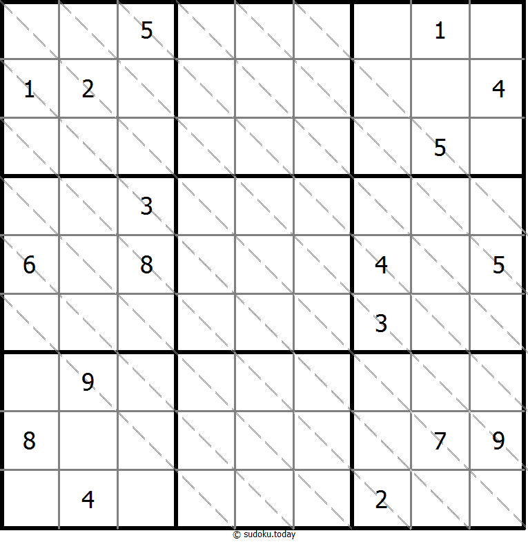 複数対角線数独
