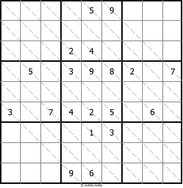 Multi Diagonal Sudoku 2025年11月11日