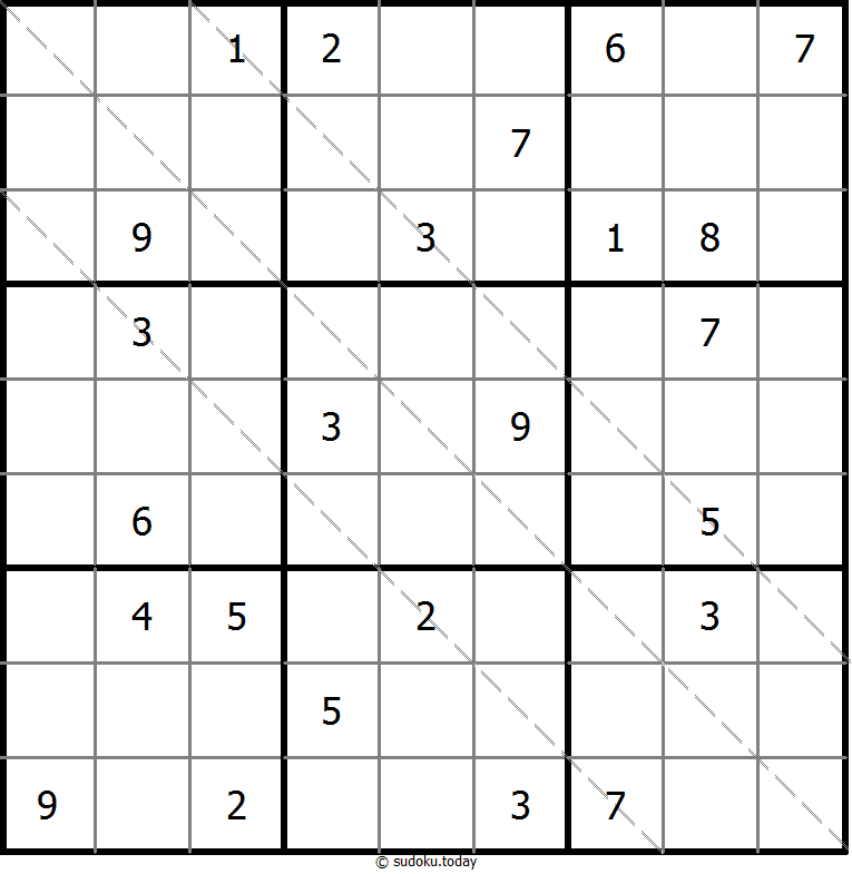 複数対角線数独