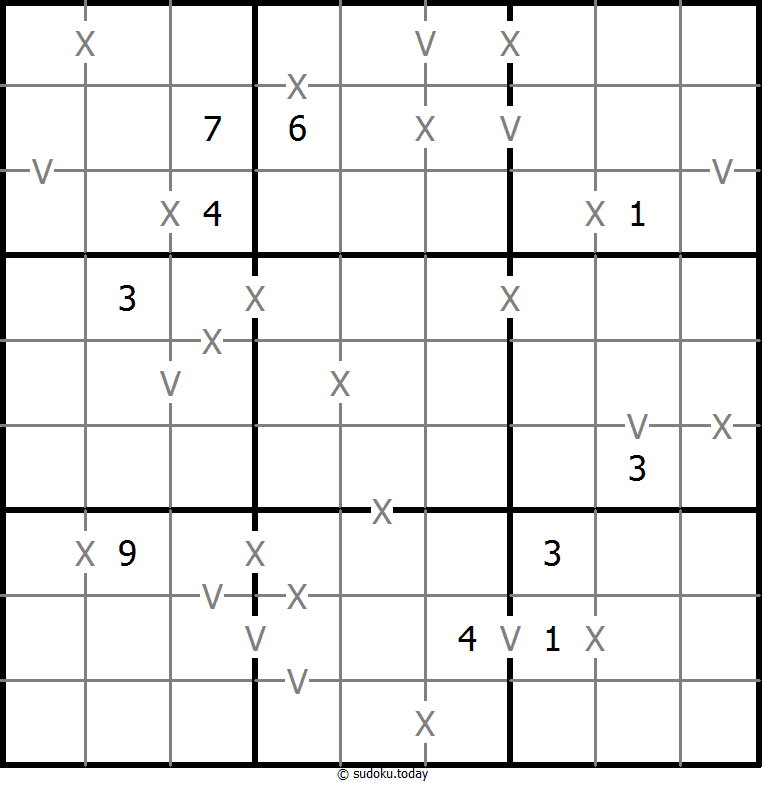 XV Sudoku 2025年12月21日