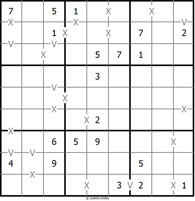 XV Sudoku 2026年01月22日