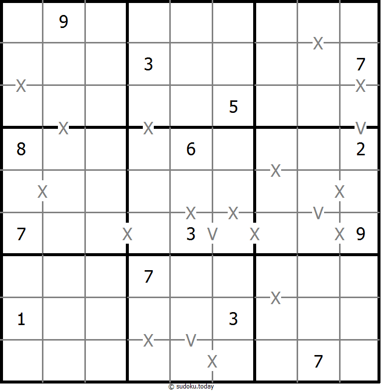 XV Sudoku 2025年11月13日
